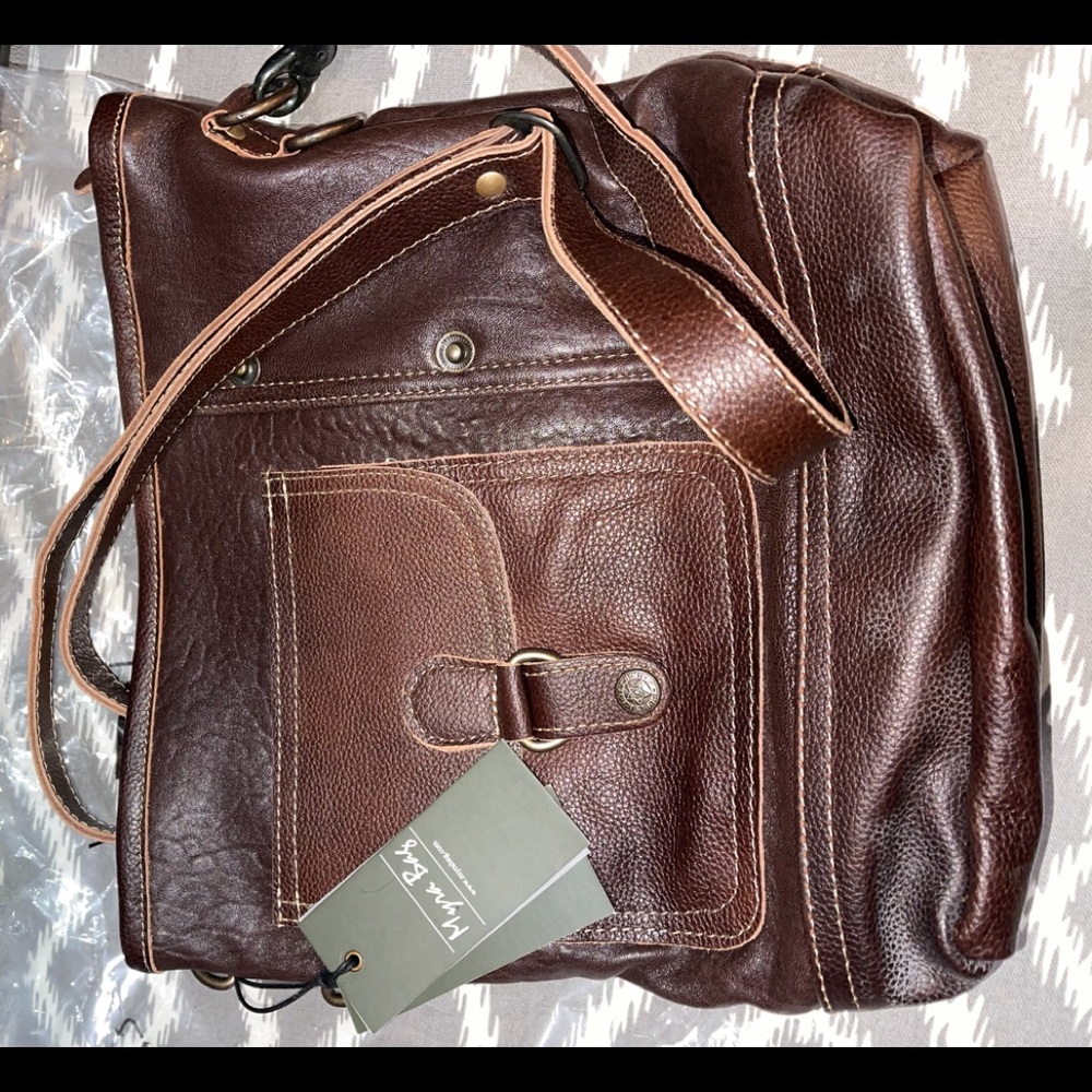 Myra leather crossbody